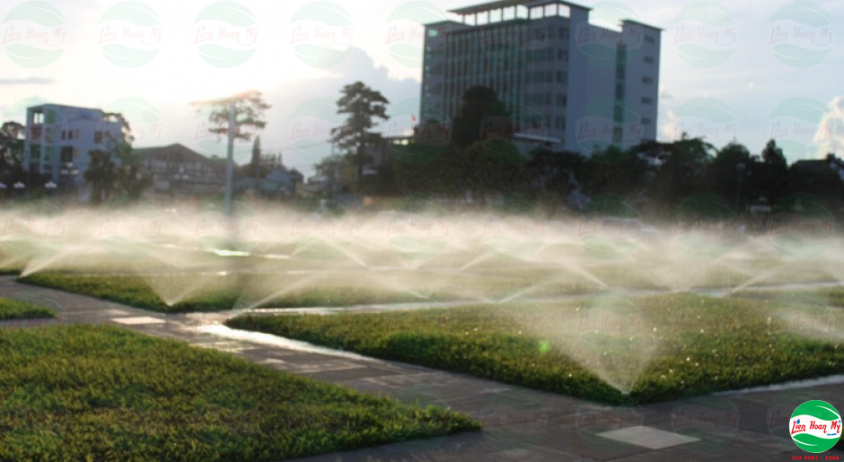 Tưới tự động Quảng Trường Gia Lai